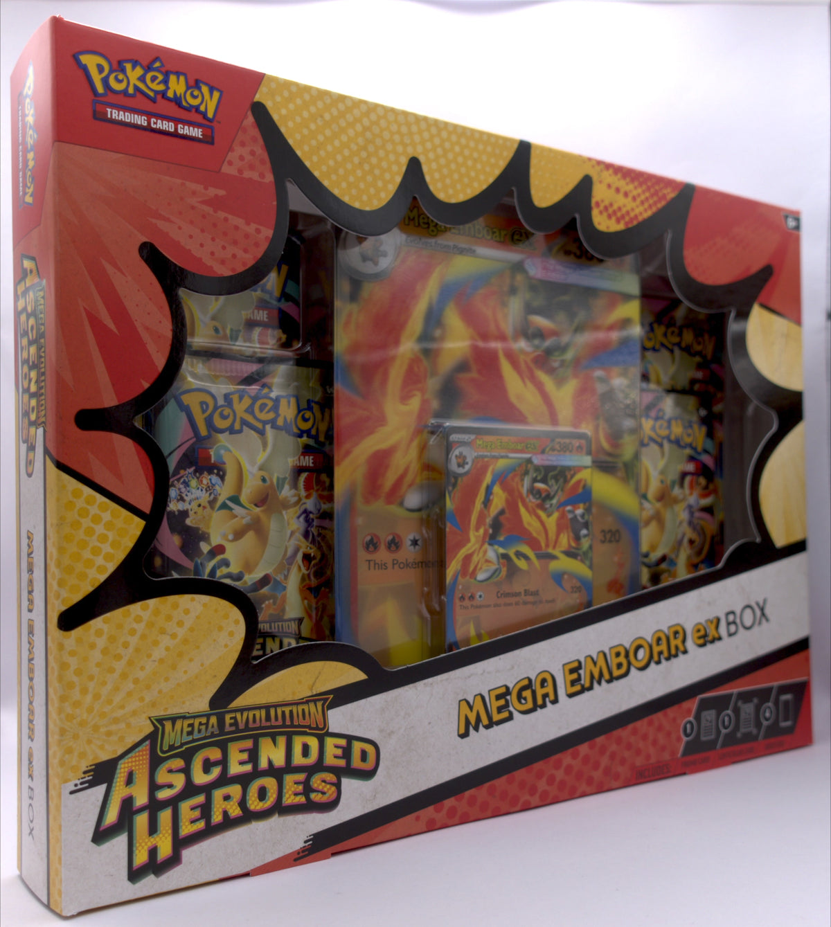 Pokemon: ME Ascended Heroes Mega Emboar ex Box