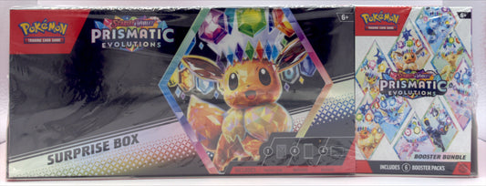 Pokemon: SV Prismatic Evolutions Booster Bundle + Surprise Box Bundle (Sam's Club)