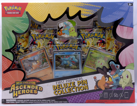 Pokemon: ME Ascended Heroes First Partners Deluxe Pin Collection