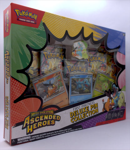 Pokemon: ME Ascended Heroes First Partners Deluxe Pin Collection