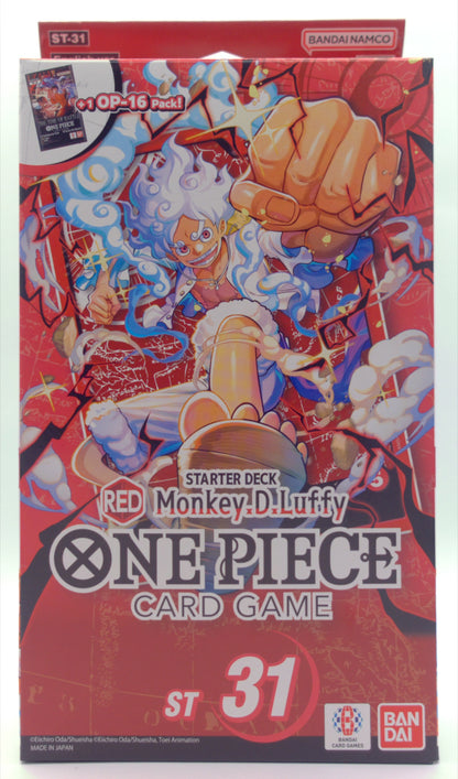 OP: Starter Deck 31: RED Monkey.D.Luffy (ST-31)