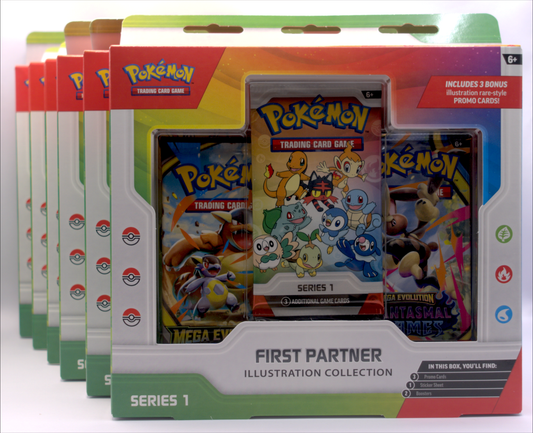 Bundle - Pokemon: ME 6 First Partner Illustration Collection Series 1 Boxes