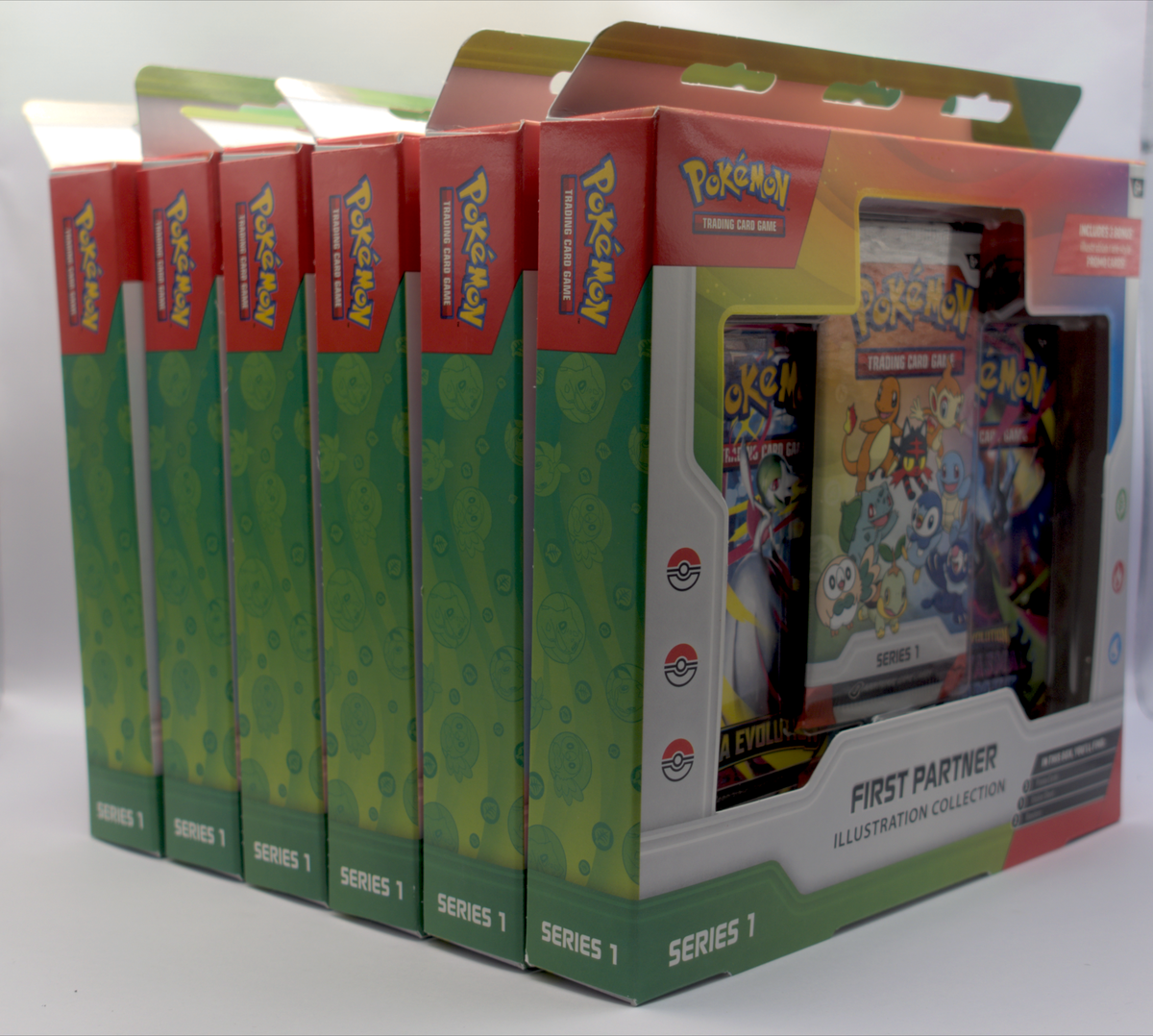 Bundle - Pokemon: ME 6 First Partner Illustration Collection Series 1 Boxes