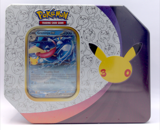 Pokemon: ME 30th Celebration Greninja Tin