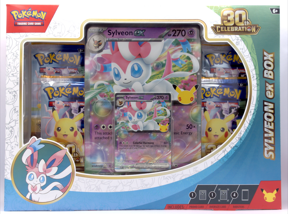 Pokemon: ME 30th Celebration Sylveon ex Box
