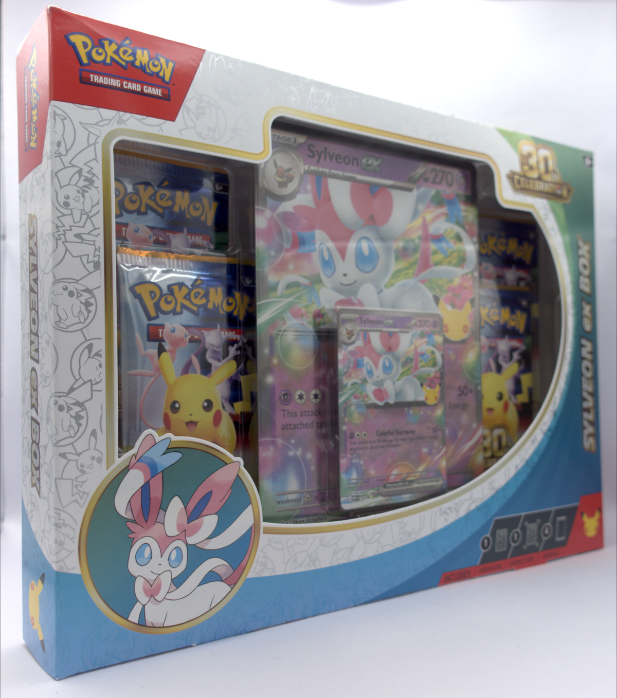 Pokemon: ME 30th Celebration Sylveon ex Box