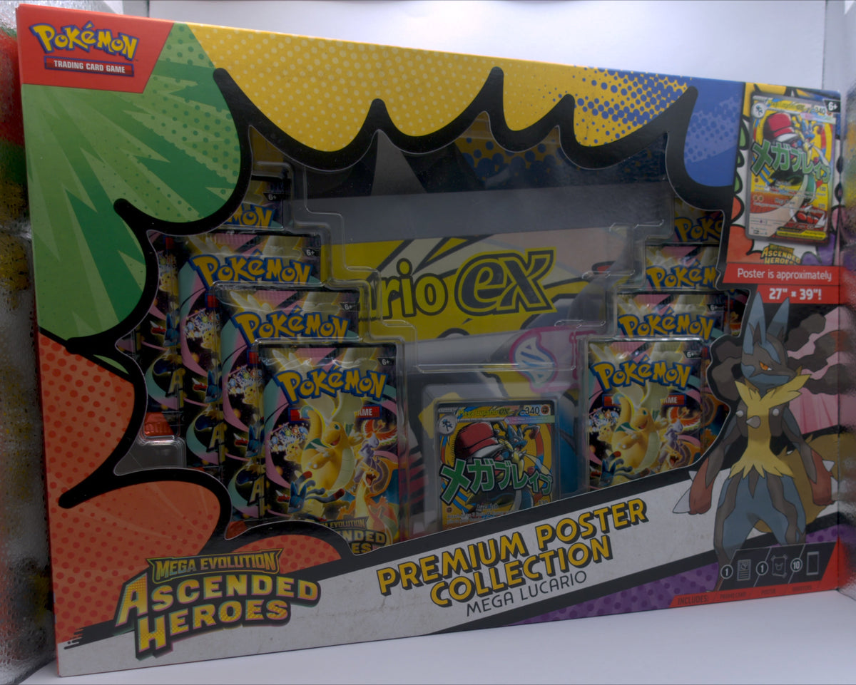 Pokemon: ME Ascended Heroes Mega Lucario Premium Poster Collection