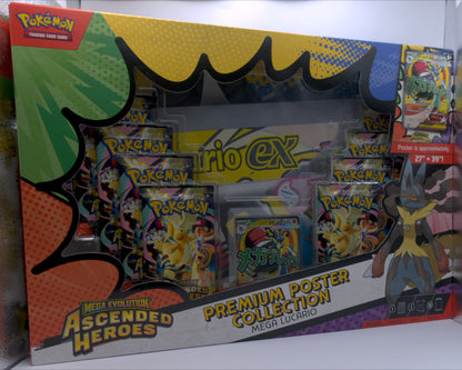 Pokemon: ME Ascended Heroes Mega Lucario Premium Poster Collection