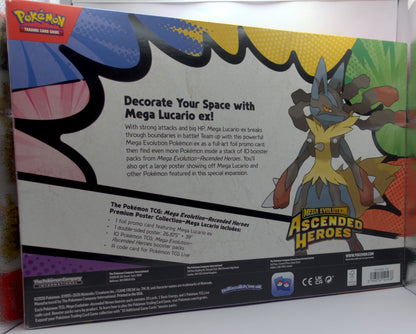 Pokemon: ME Ascended Heroes Mega Lucario Premium Poster Collection