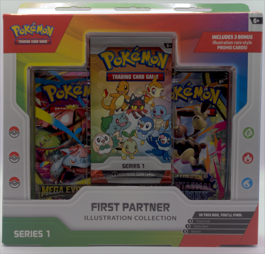 Pokemon: ME First Partner Illustration Collection Series 1 Box
